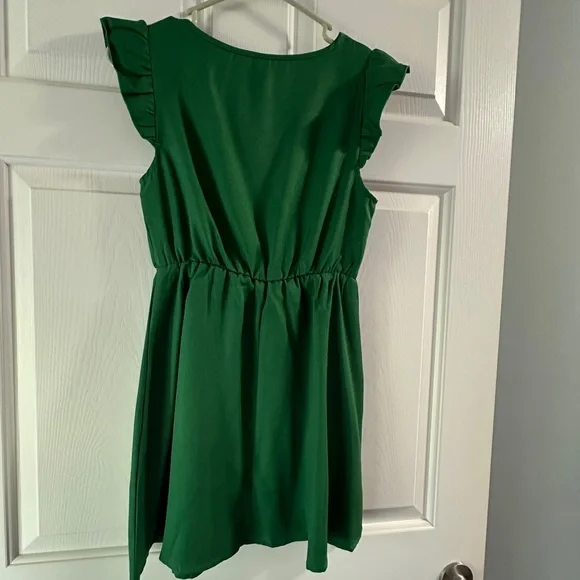 NWOT: 2/$25 Green Mini Dress - Picture 6 of 8